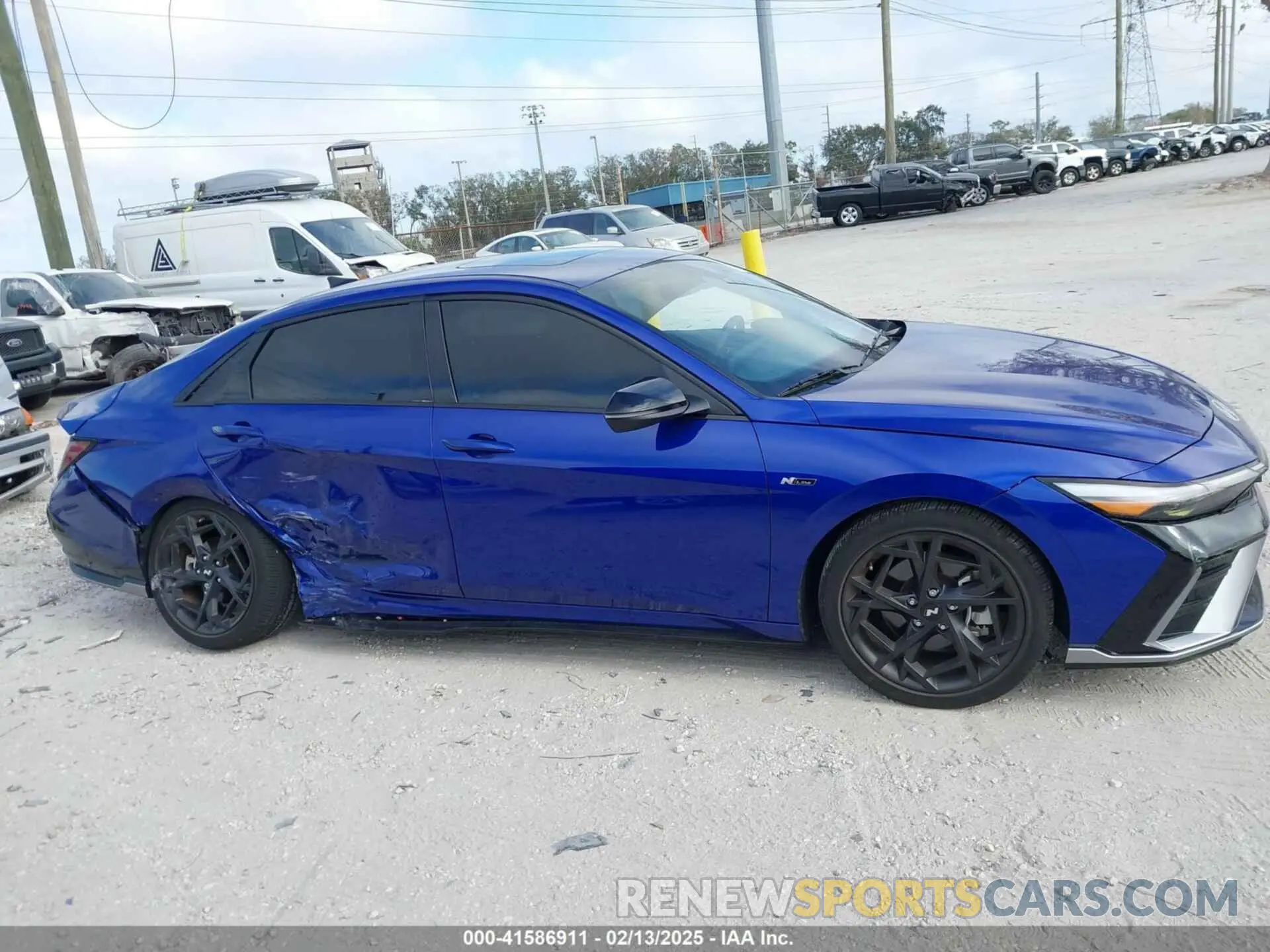 13 Photograph of a damaged car KMHLR4DF6RU714080 HYUNDAI ELANTRA 2024
