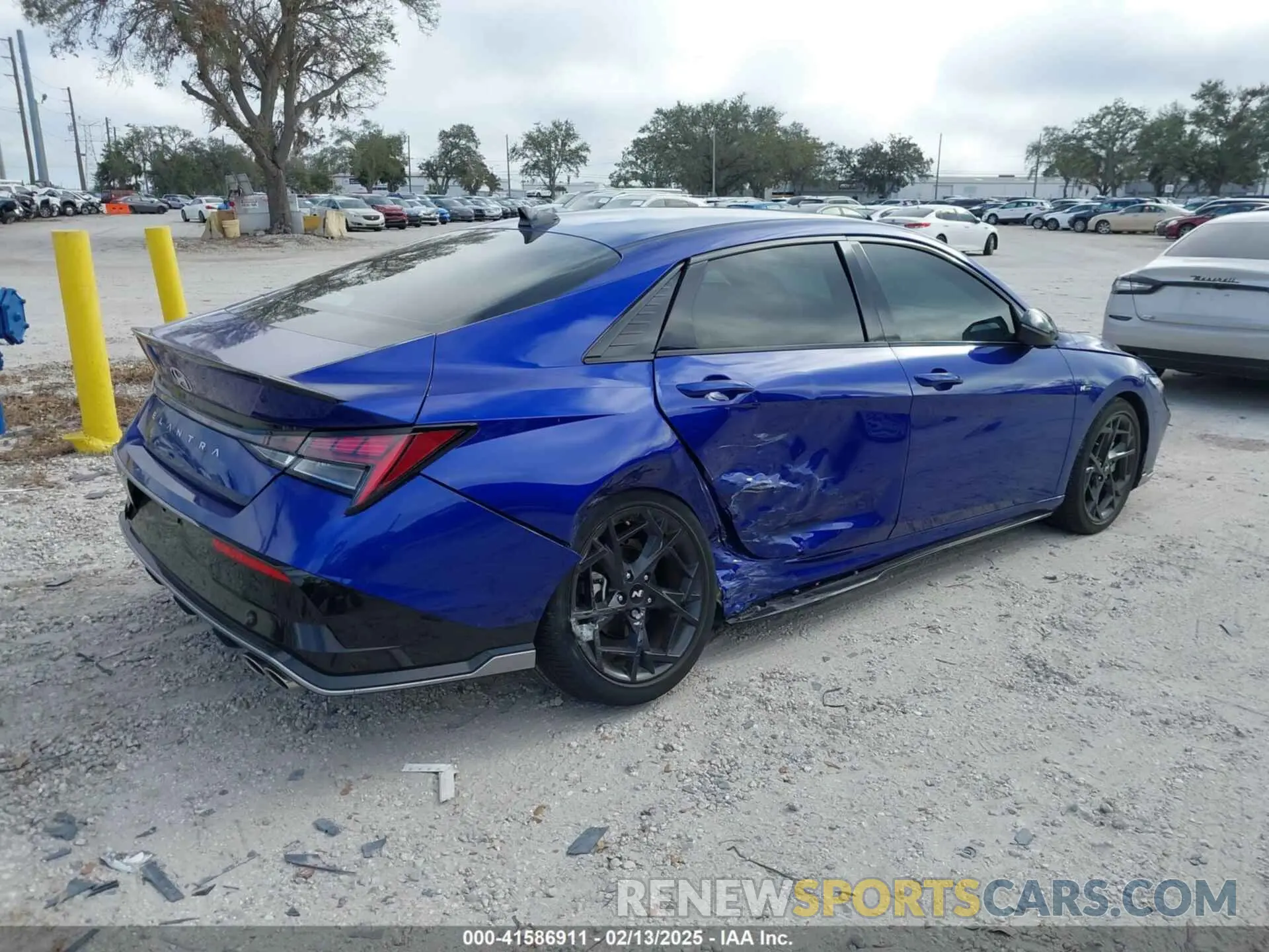 4 Photograph of a damaged car KMHLR4DF6RU714080 HYUNDAI ELANTRA 2024