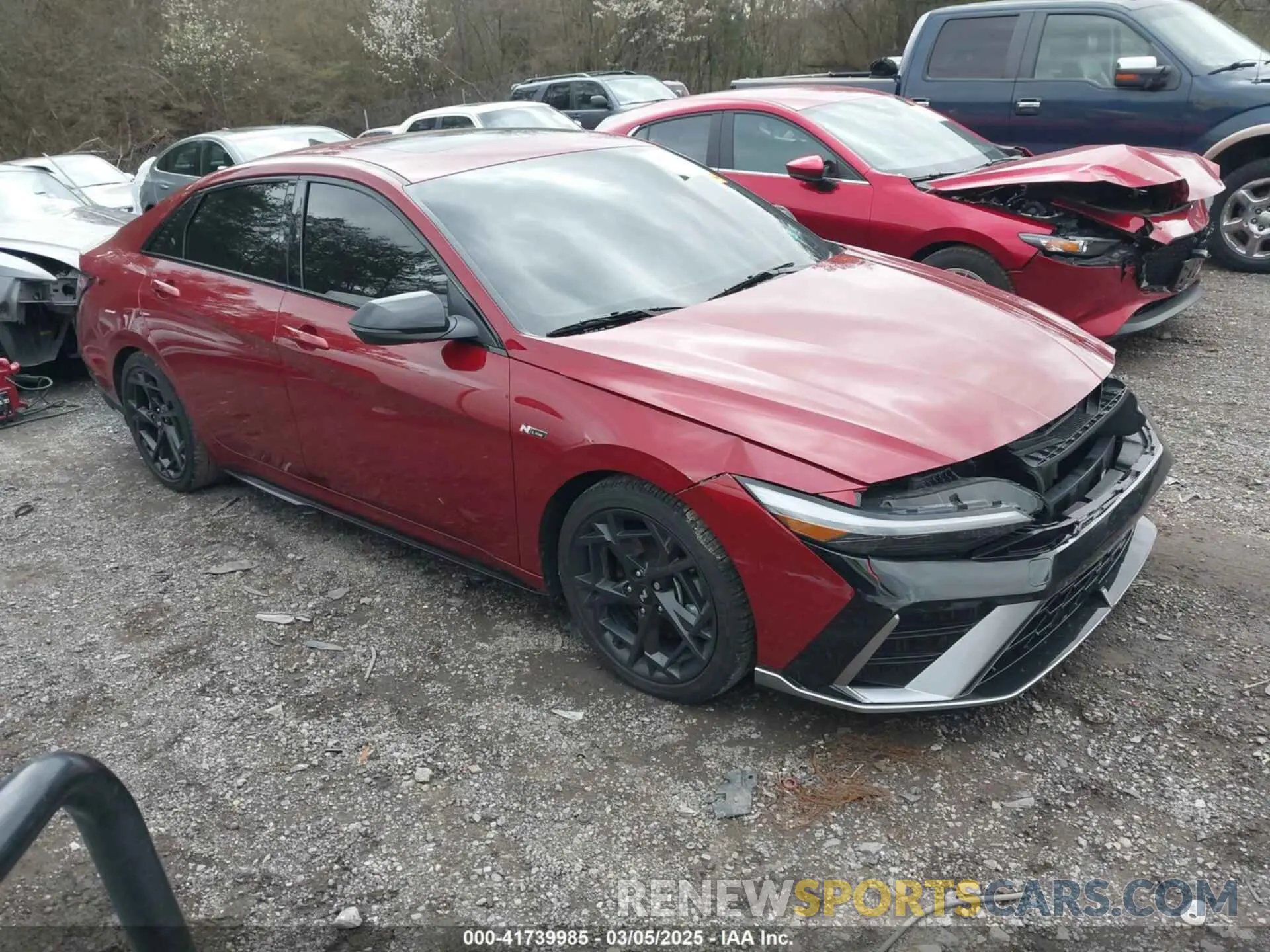 1 Photograph of a damaged car KMHLR4DF6RU724432 HYUNDAI ELANTRA 2024