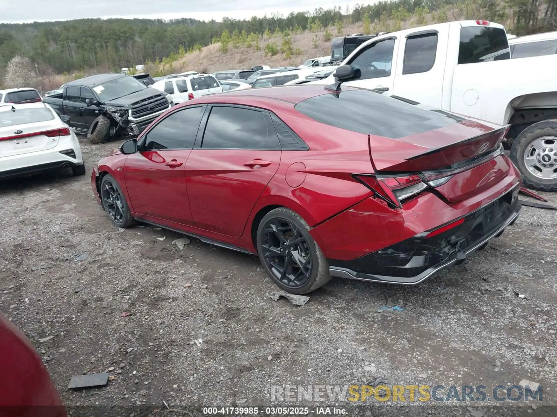 3 Photograph of a damaged car KMHLR4DF6RU724432 HYUNDAI ELANTRA 2024