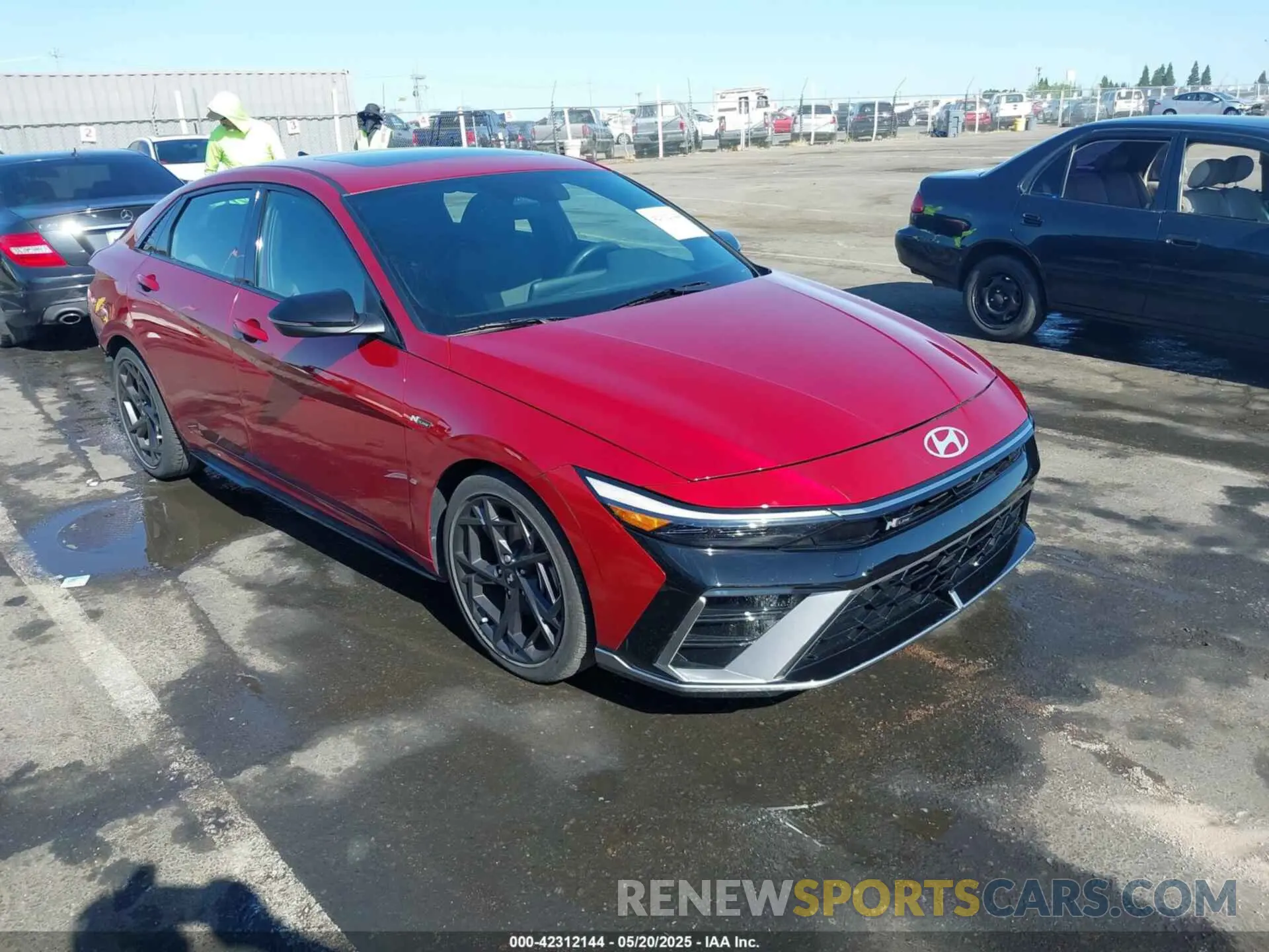 1 Photograph of a damaged car KMHLR4DF9RU736137 HYUNDAI ELANTRA 2024