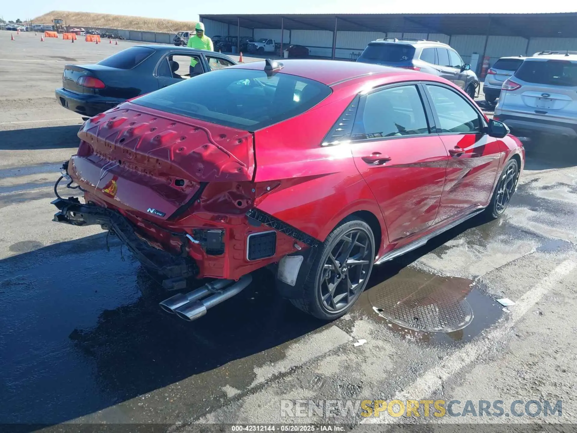 4 Photograph of a damaged car KMHLR4DF9RU736137 HYUNDAI ELANTRA 2024