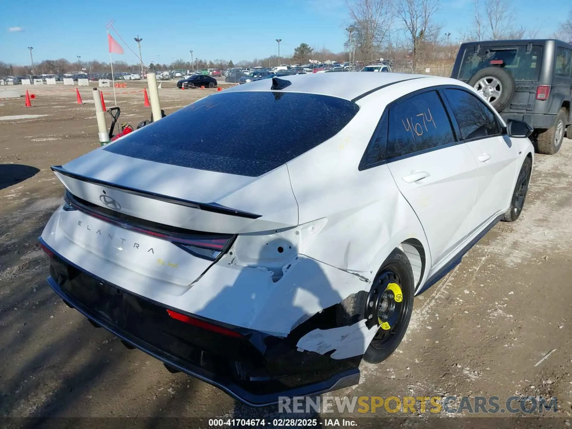 4 Фотография поврежденного автомобиля KMHLR4DFXRU821018 HYUNDAI ELANTRA 2024