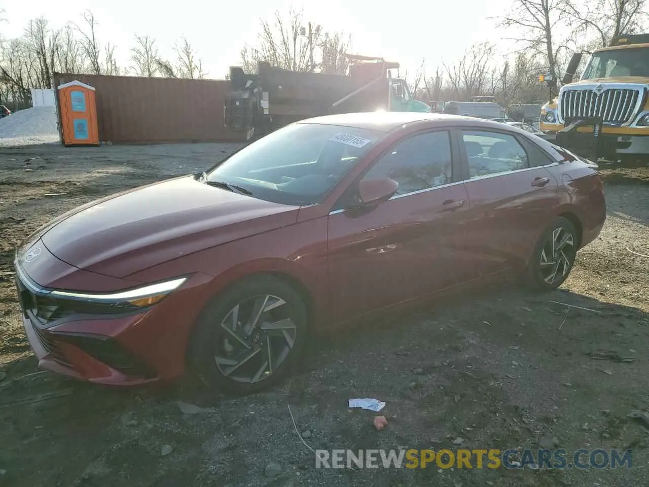 1 Фотография поврежденного автомобиля KMHLS4DG0RU700155 HYUNDAI ELANTRA 2024