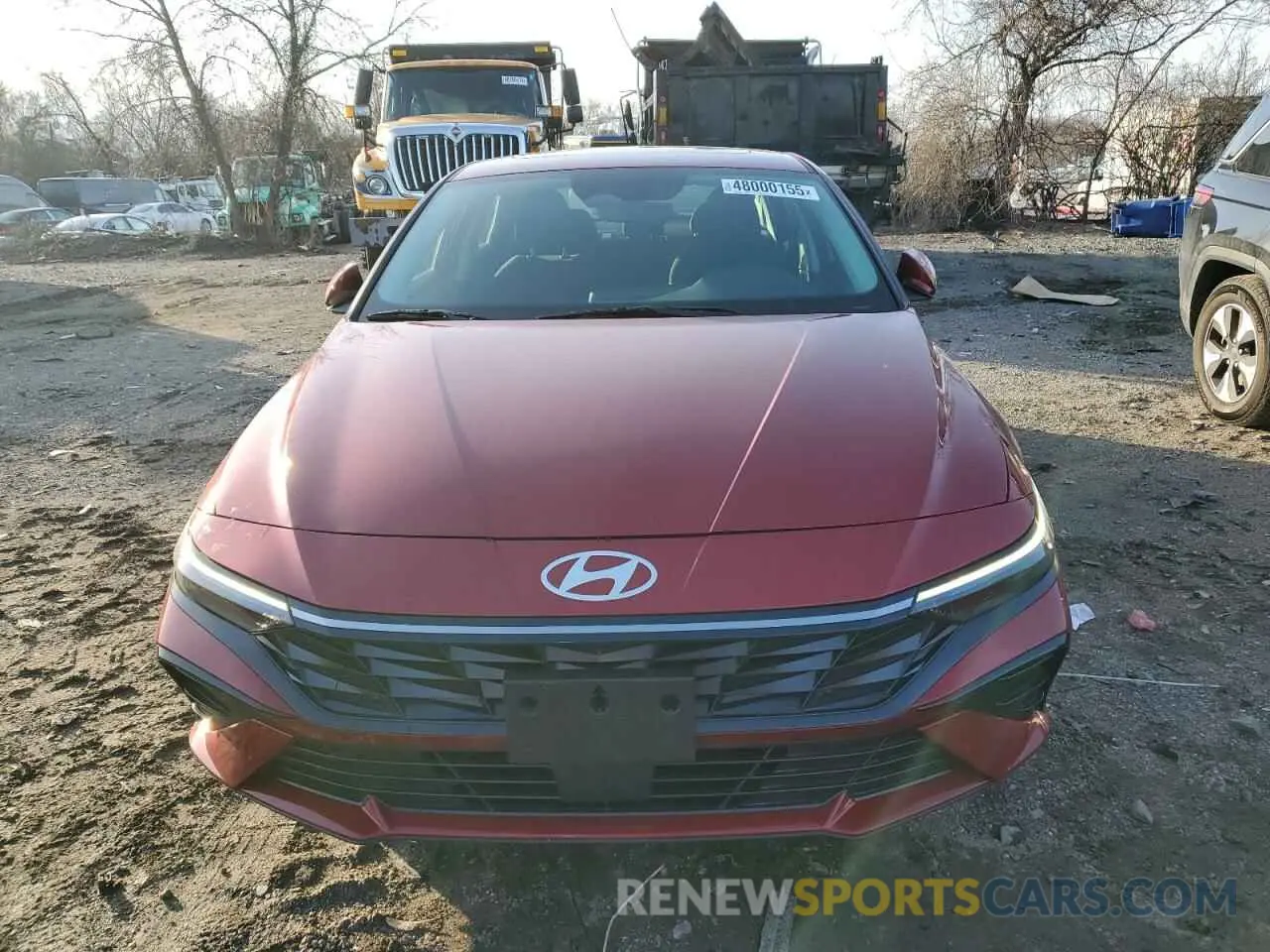 5 Фотография поврежденного автомобиля KMHLS4DG0RU700155 HYUNDAI ELANTRA 2024