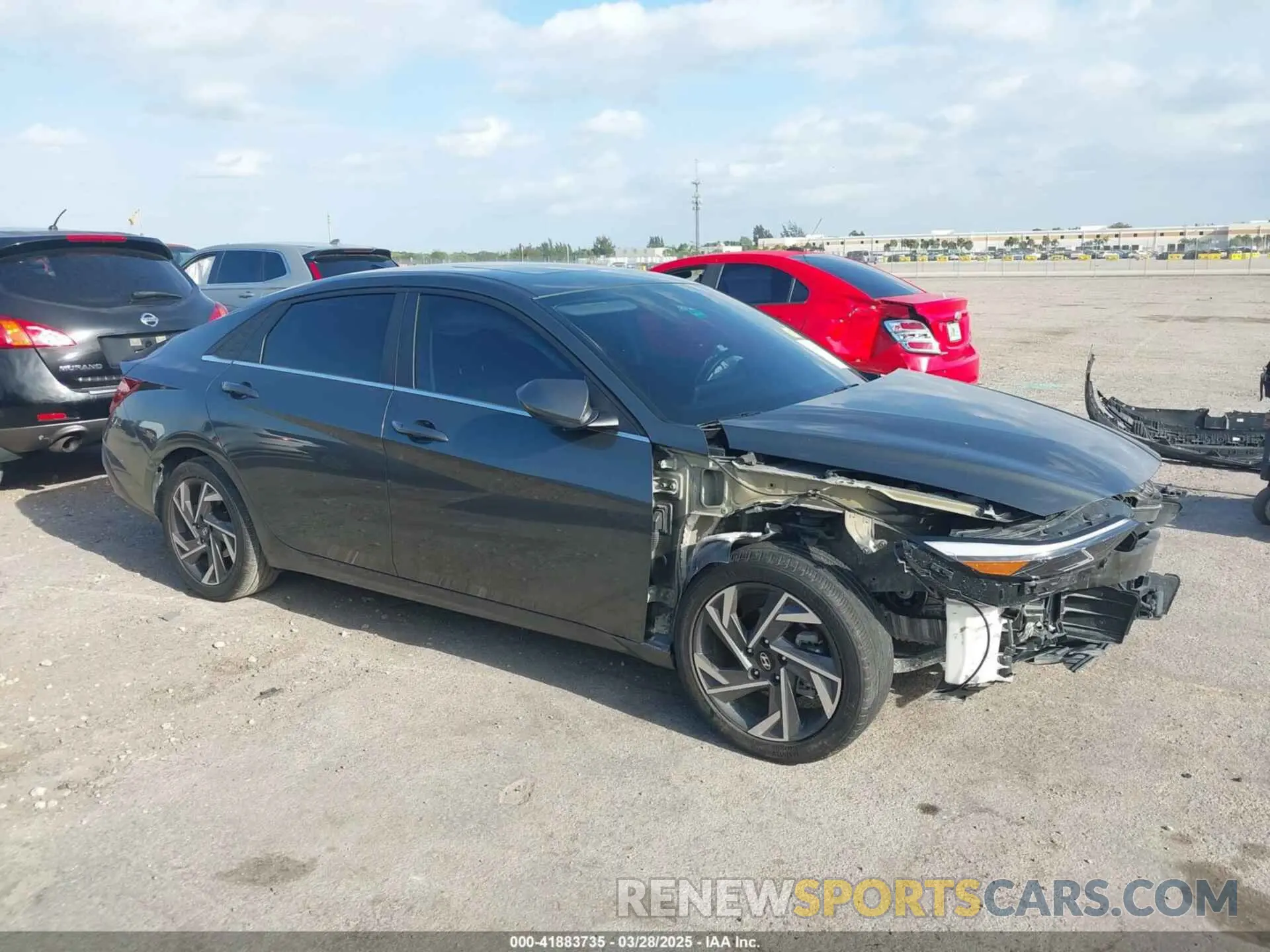 1 Фотография поврежденного автомобиля KMHLS4DG0RU730062 HYUNDAI ELANTRA 2024