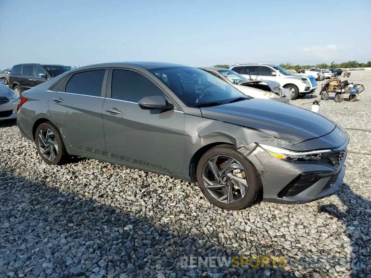 4 Photograph of a damaged car KMHLS4DG0RU730076 HYUNDAI ELANTRA 2024
