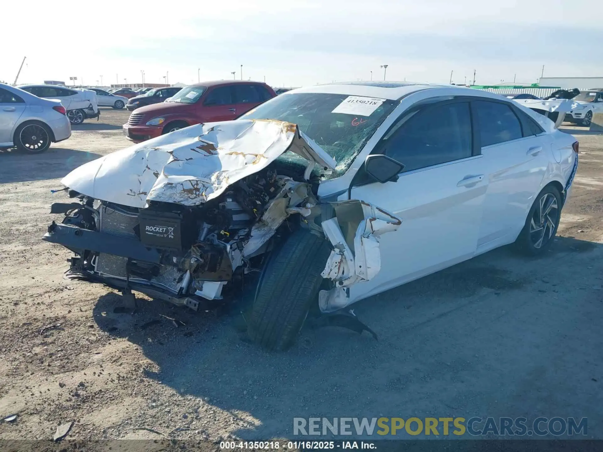 2 Photograph of a damaged car KMHLS4DG0RU742289 HYUNDAI ELANTRA 2024