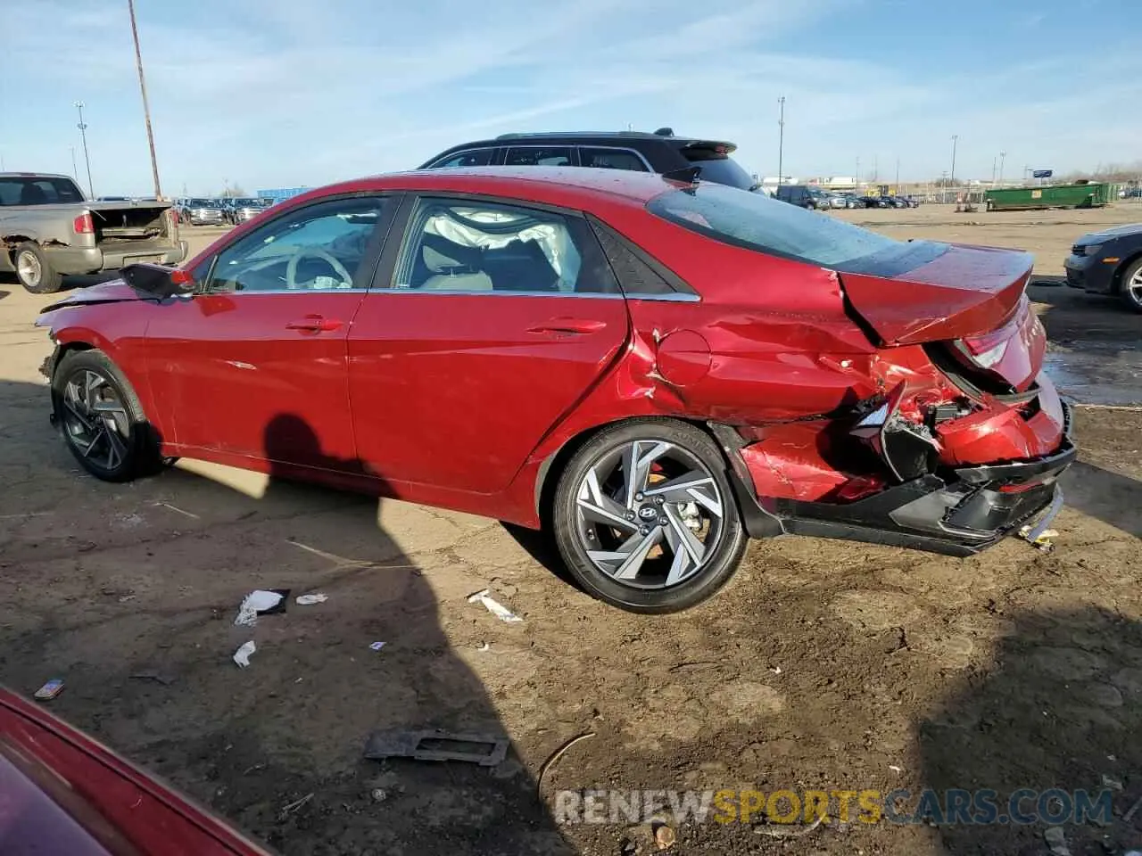 2 Photograph of a damaged car KMHLS4DG1RU770859 HYUNDAI ELANTRA 2024