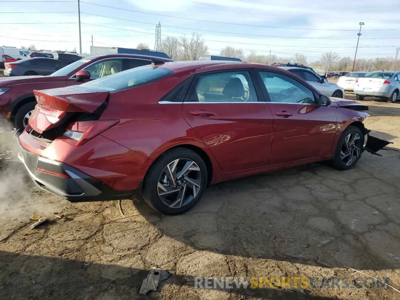 3 Photograph of a damaged car KMHLS4DG1RU770859 HYUNDAI ELANTRA 2024