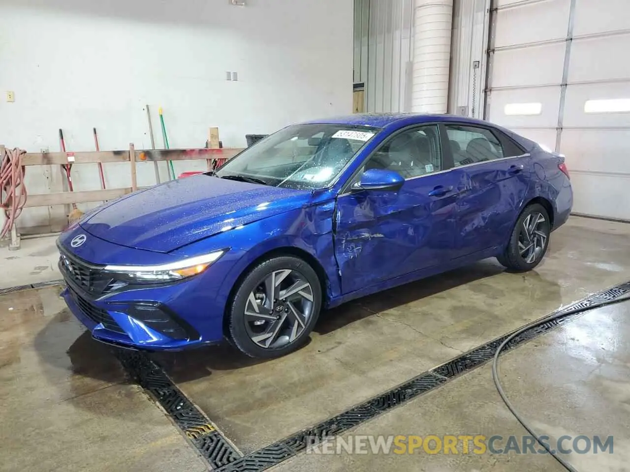 1 Photograph of a damaged car KMHLS4DG1RU780582 HYUNDAI ELANTRA 2024