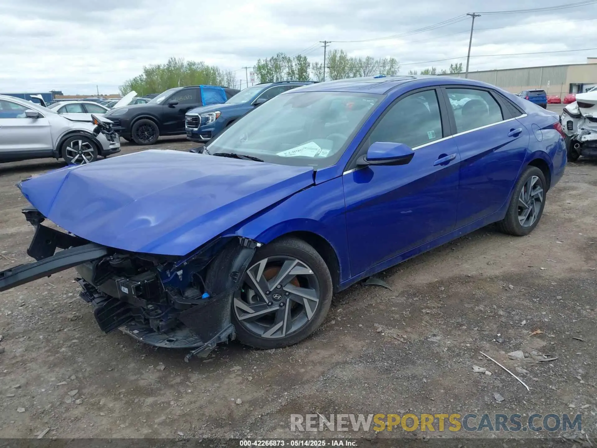 2 Photograph of a damaged car KMHLS4DG2RU750734 HYUNDAI ELANTRA 2024