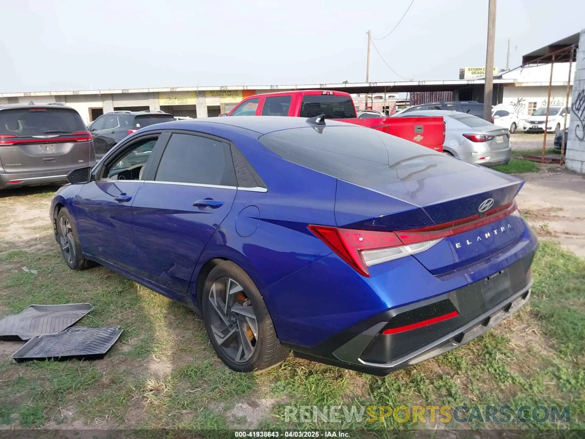 3 Photograph of a damaged car KMHLS4DG2RU821902 HYUNDAI ELANTRA 2024