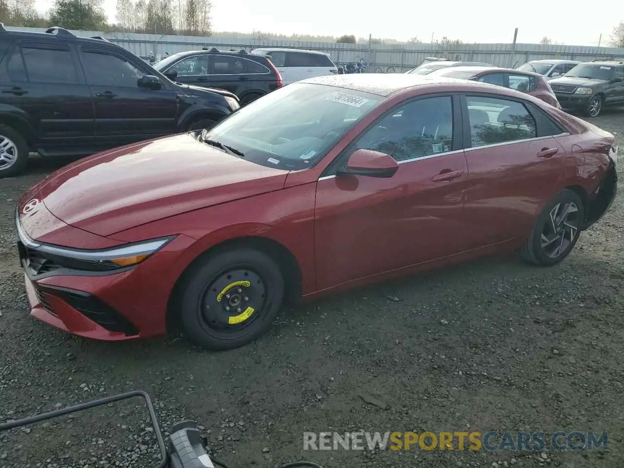 1 Фотография поврежденного автомобиля KMHLS4DG3RU664087 HYUNDAI ELANTRA 2024