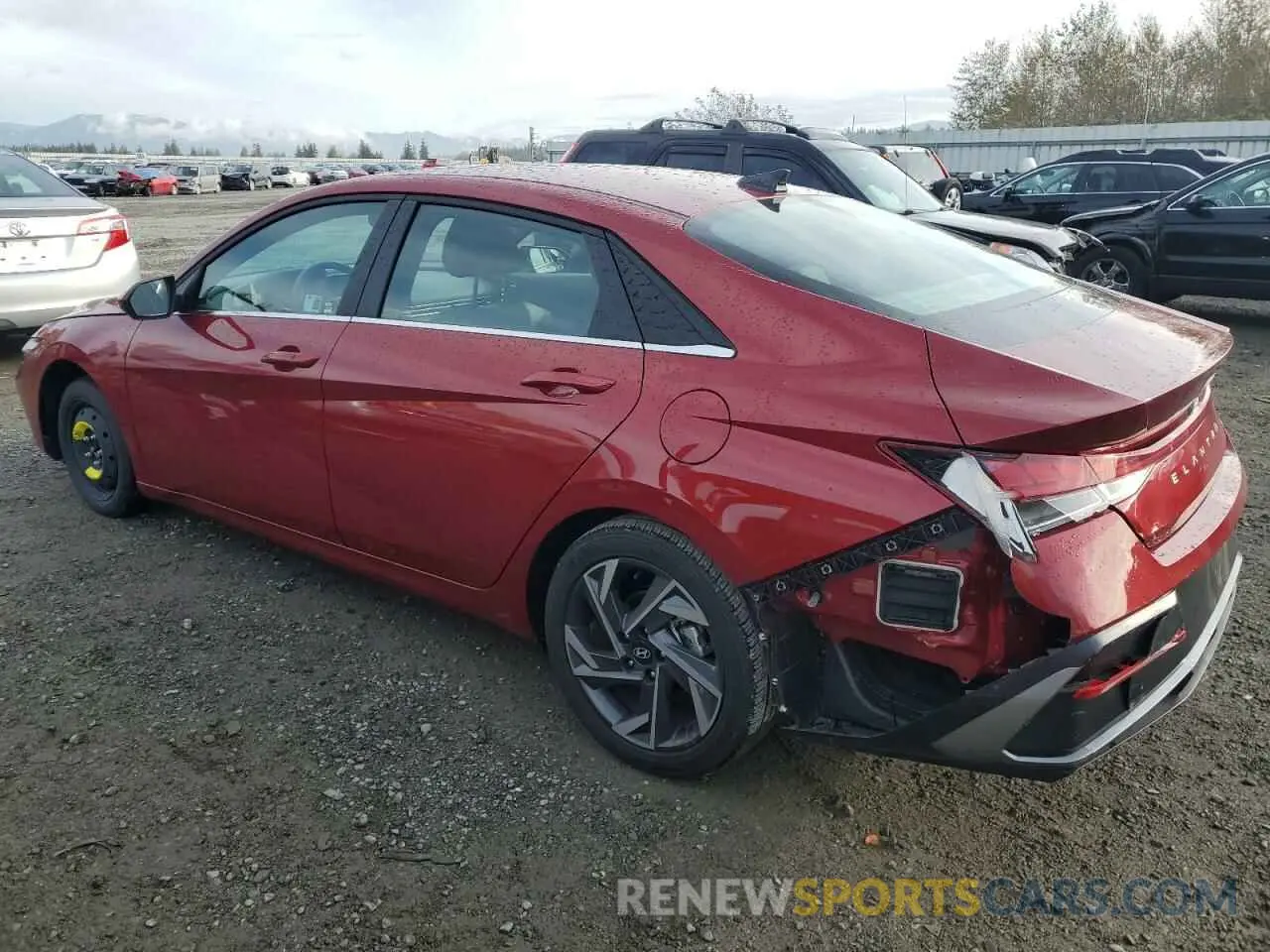 2 Фотография поврежденного автомобиля KMHLS4DG3RU664087 HYUNDAI ELANTRA 2024
