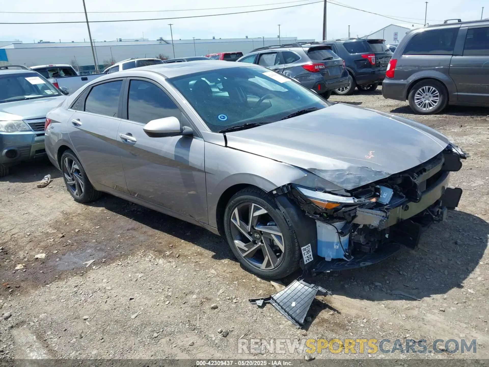 1 Фотография поврежденного автомобиля KMHLS4DG3RU836490 HYUNDAI ELANTRA 2024
