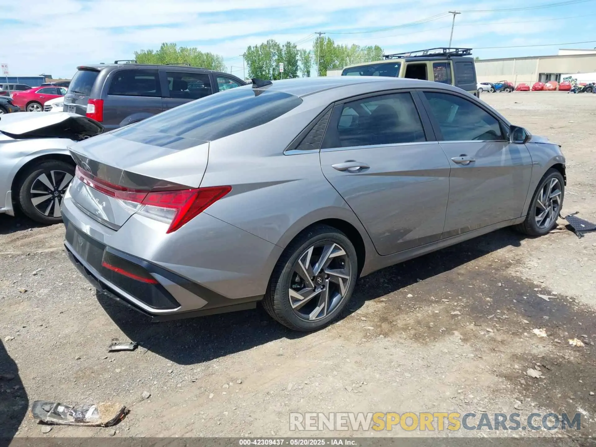 4 Фотография поврежденного автомобиля KMHLS4DG3RU836490 HYUNDAI ELANTRA 2024