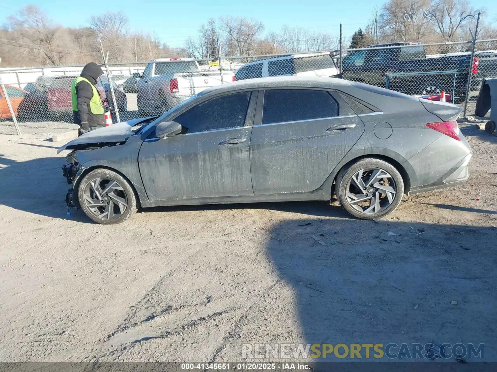 14 Photograph of a damaged car KMHLS4DG3RU843312 HYUNDAI ELANTRA 2024