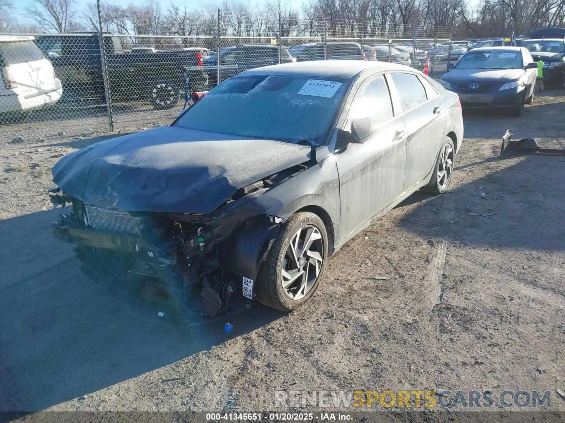 2 Photograph of a damaged car KMHLS4DG3RU843312 HYUNDAI ELANTRA 2024