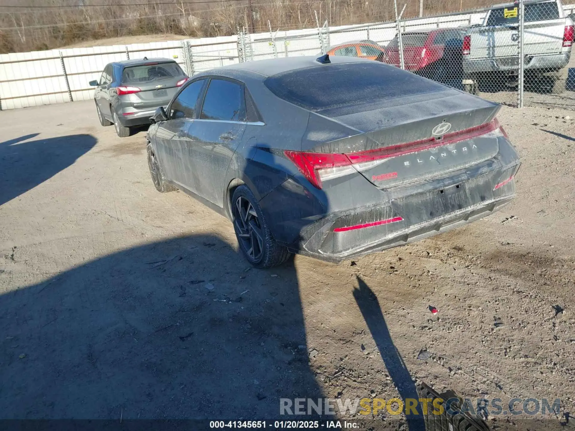 3 Photograph of a damaged car KMHLS4DG3RU843312 HYUNDAI ELANTRA 2024