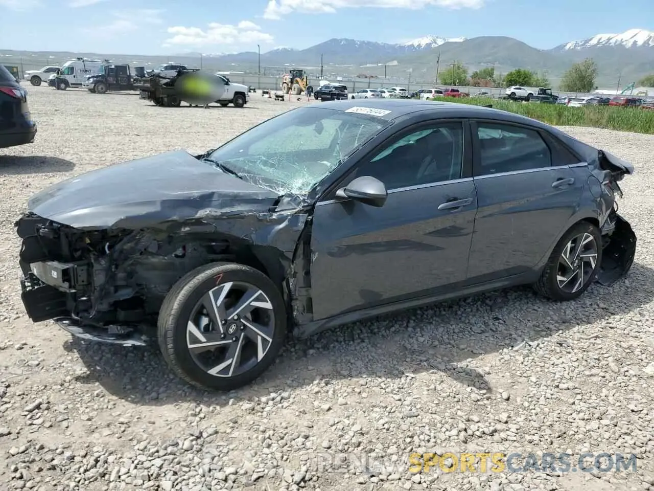 1 Фотография поврежденного автомобиля KMHLS4DG4RU645502 HYUNDAI ELANTRA 2024