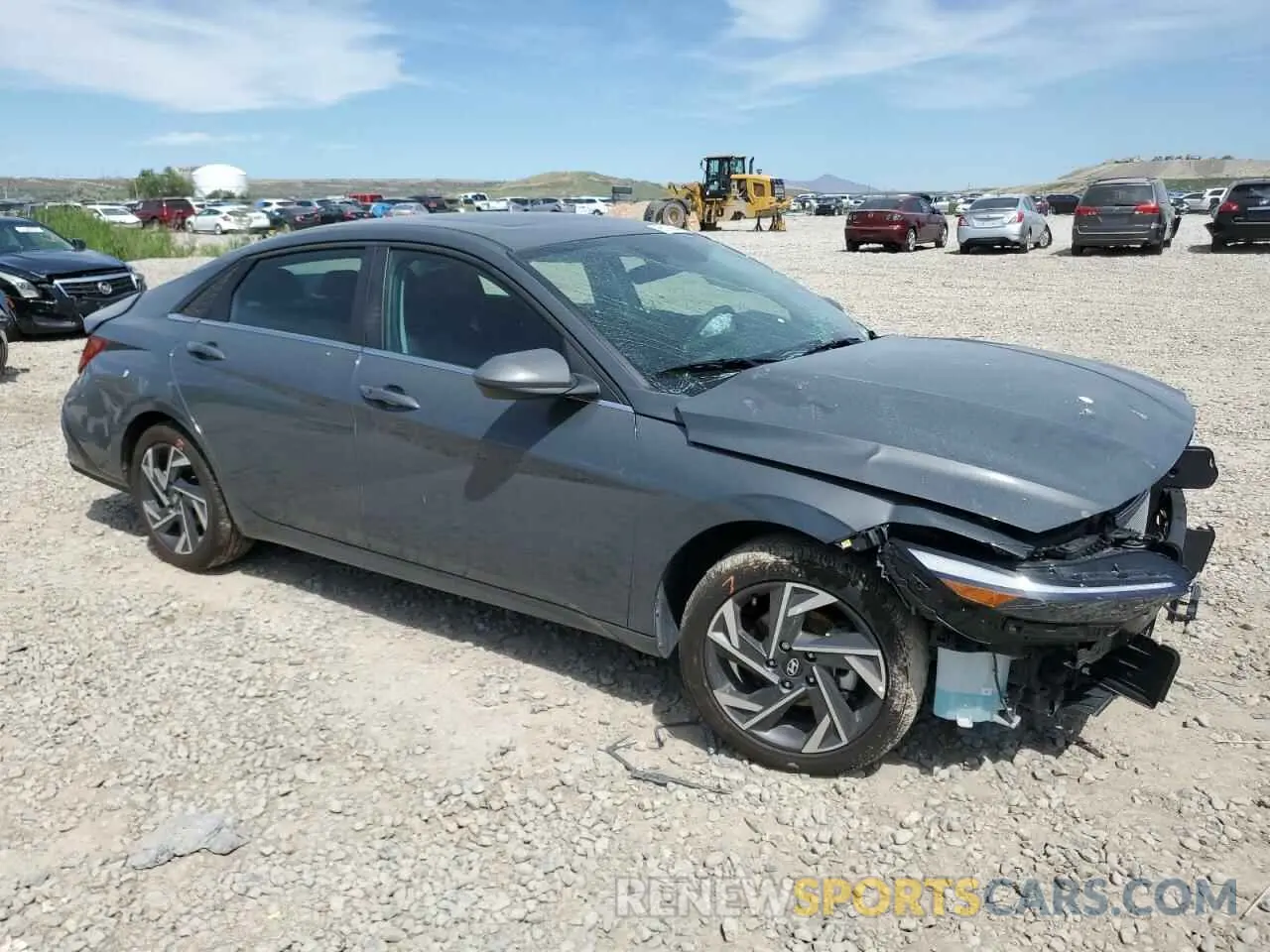 4 Фотография поврежденного автомобиля KMHLS4DG4RU645502 HYUNDAI ELANTRA 2024