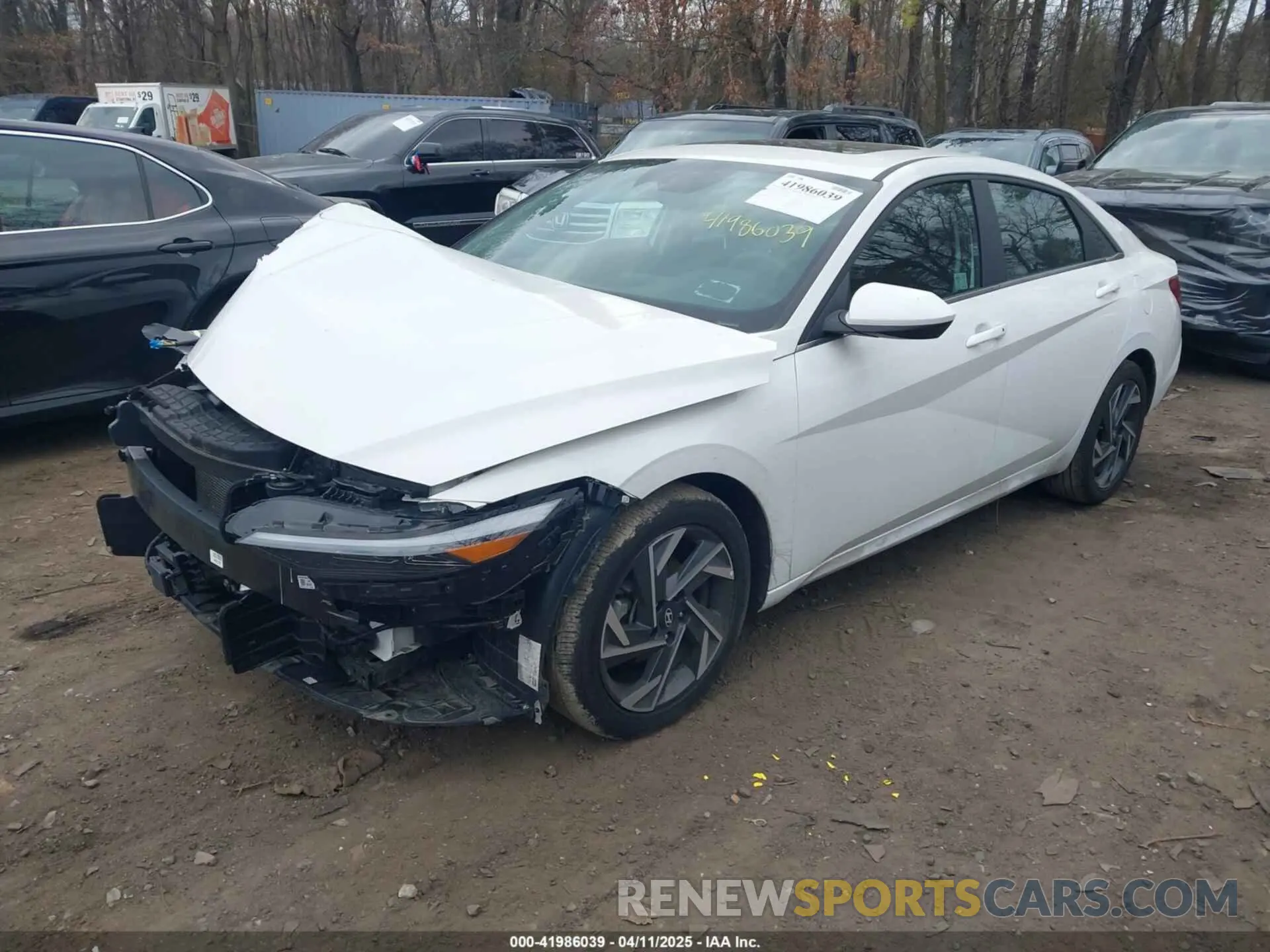 2 Photograph of a damaged car KMHLS4DG4RU645998 HYUNDAI ELANTRA 2024