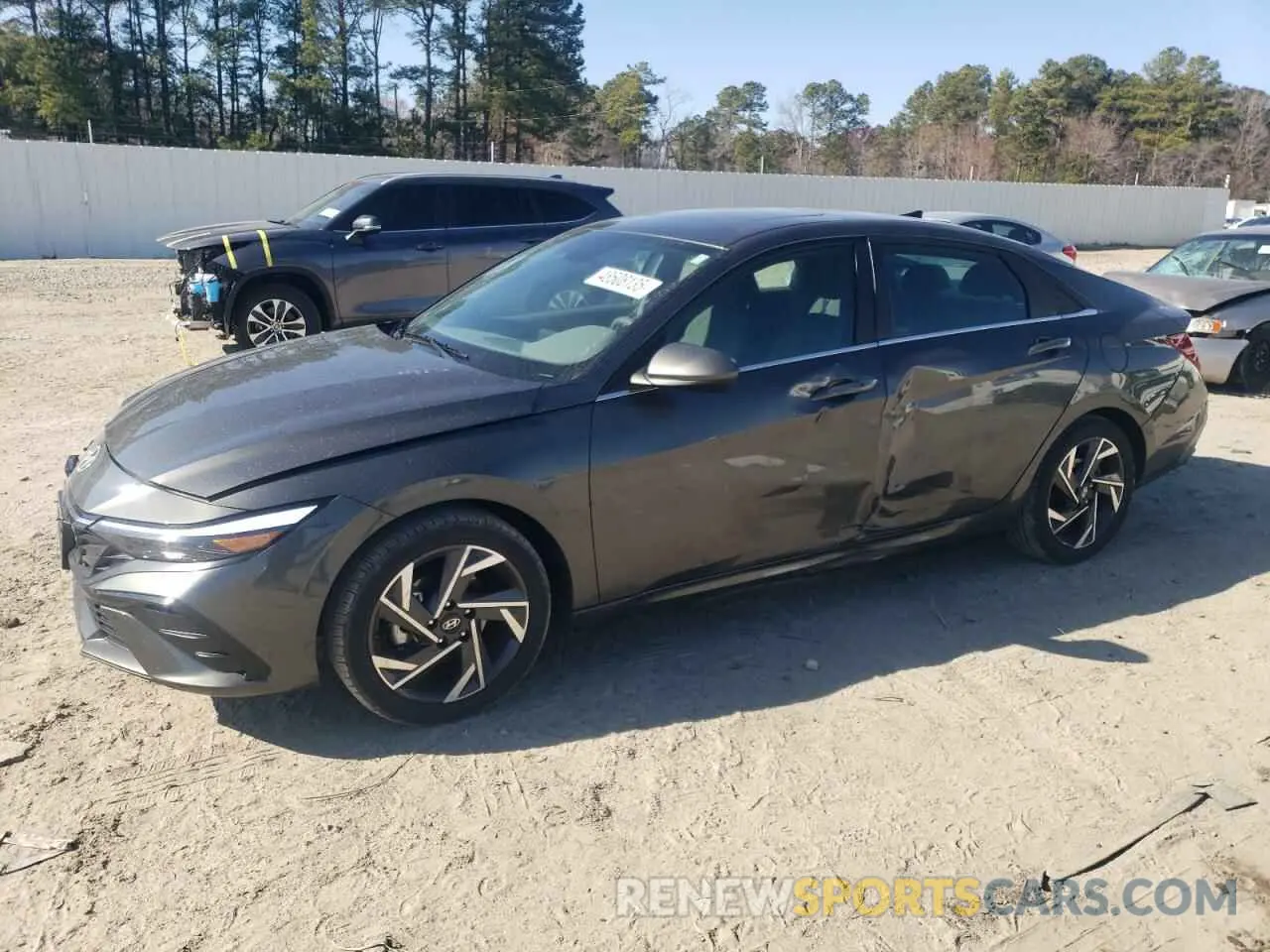 1 Photograph of a damaged car KMHLS4DG4RU676541 HYUNDAI ELANTRA 2024