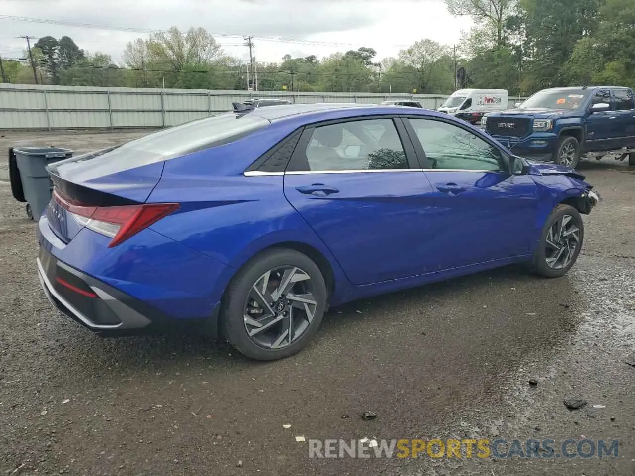 3 Photograph of a damaged car KMHLS4DG4RU701051 HYUNDAI ELANTRA 2024