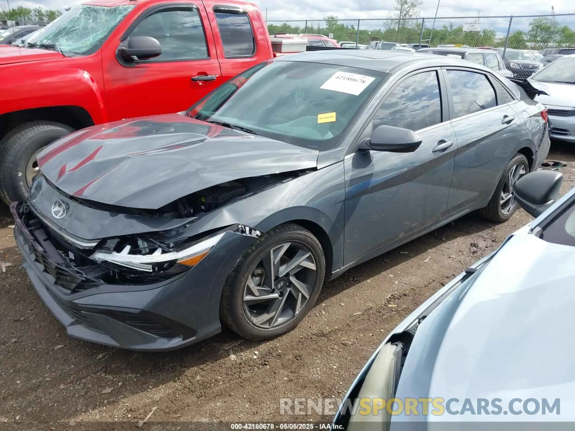 2 Photograph of a damaged car KMHLS4DG4RU764439 HYUNDAI ELANTRA 2024
