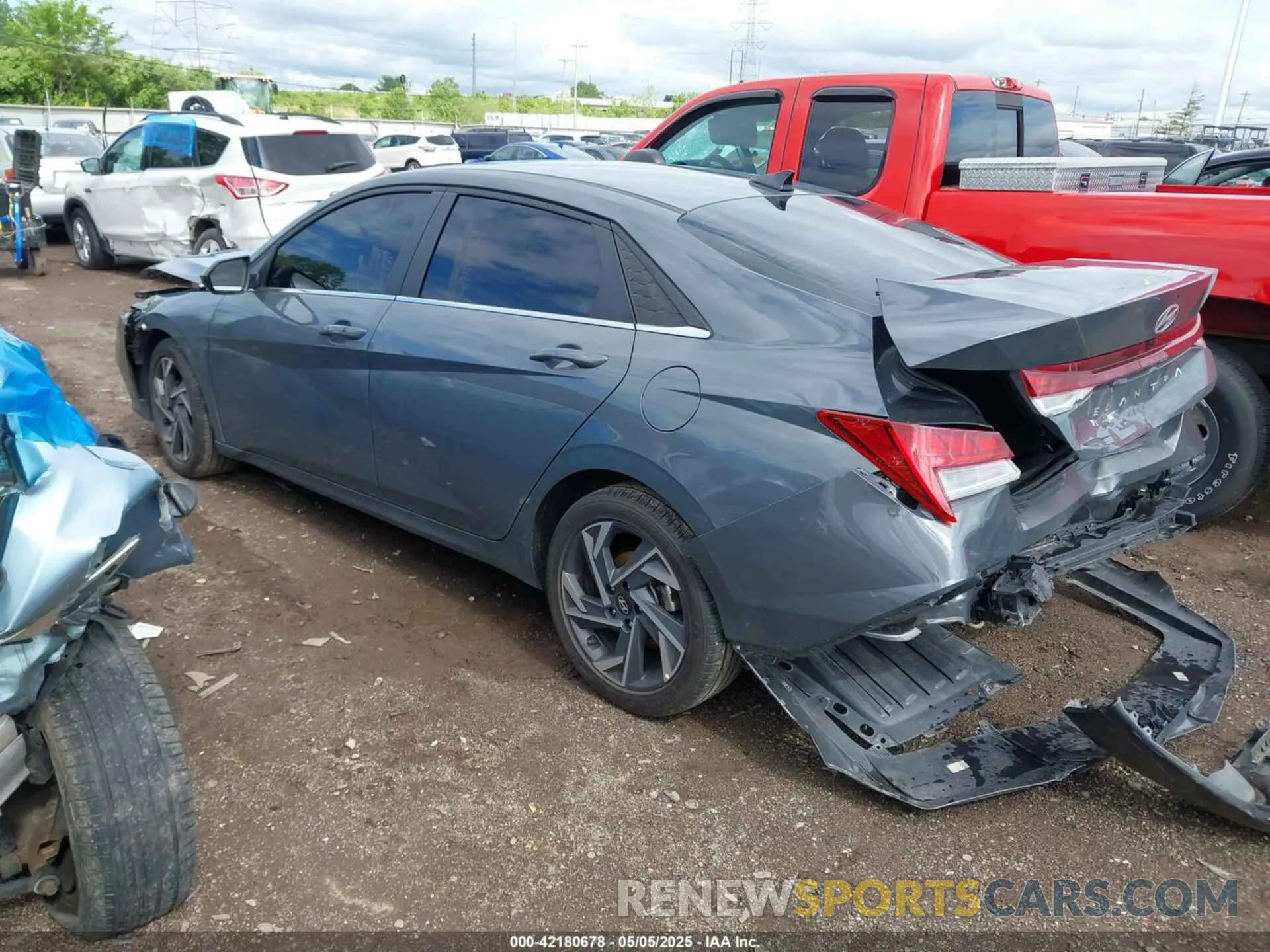 3 Photograph of a damaged car KMHLS4DG4RU764439 HYUNDAI ELANTRA 2024