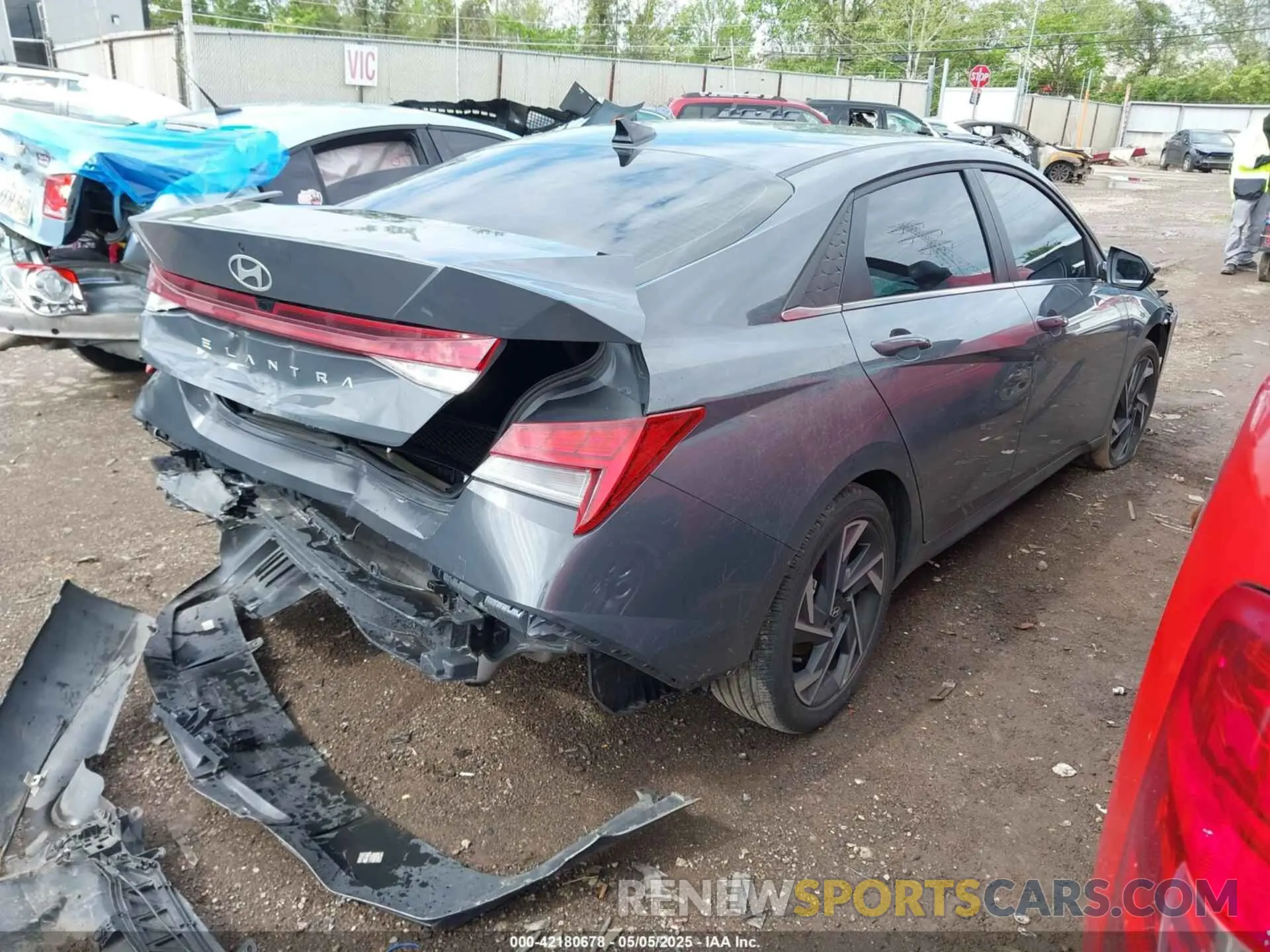4 Photograph of a damaged car KMHLS4DG4RU764439 HYUNDAI ELANTRA 2024