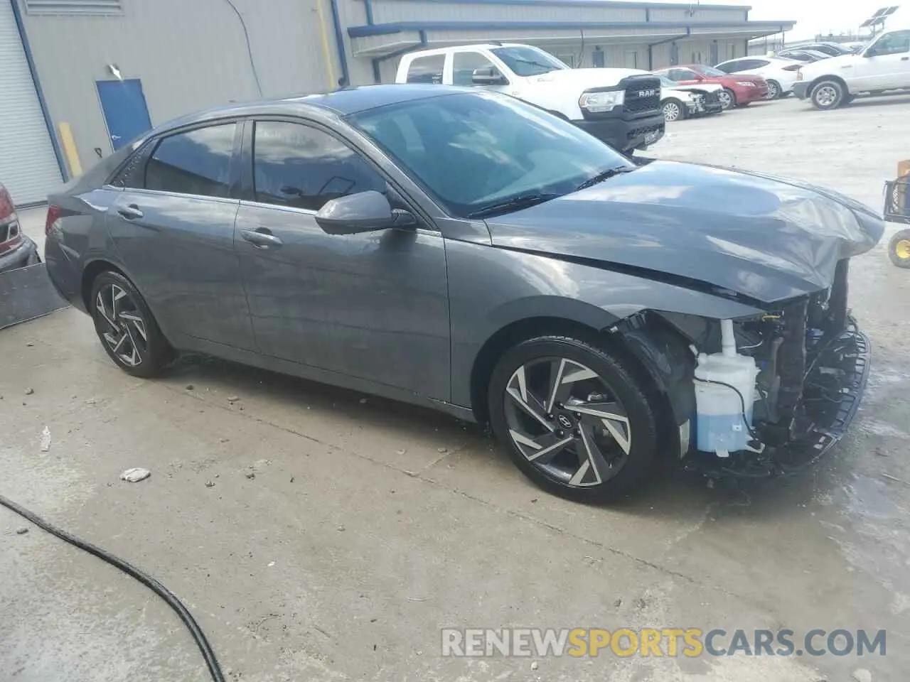 4 Photograph of a damaged car KMHLS4DG5RU650014 HYUNDAI ELANTRA 2024