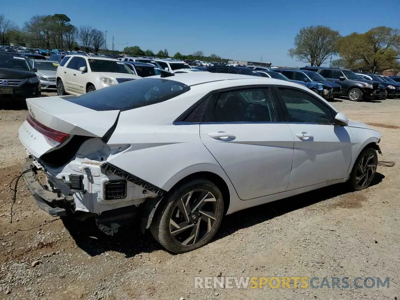 3 Photograph of a damaged car KMHLS4DG5RU662647 HYUNDAI ELANTRA 2024