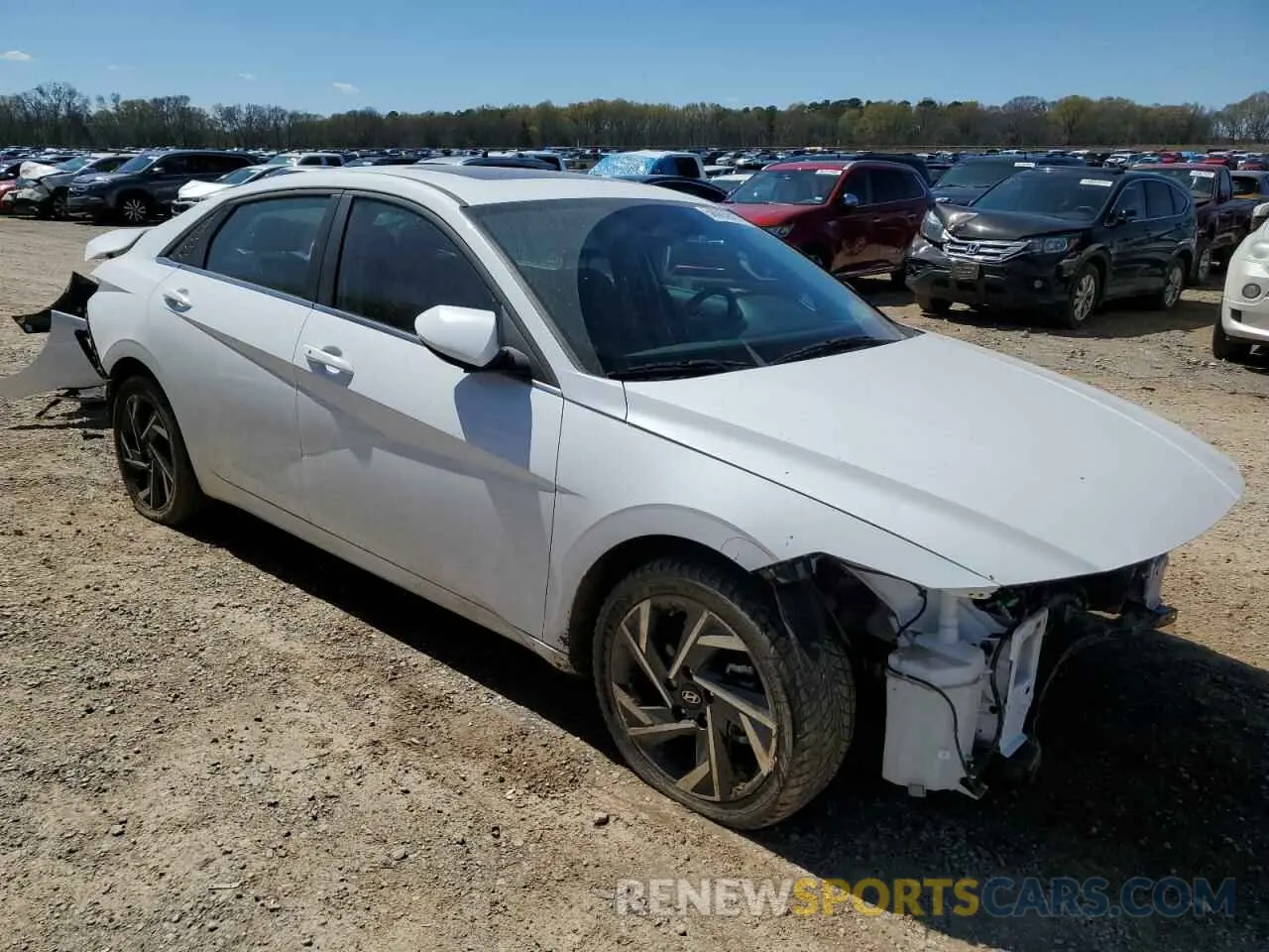 4 Photograph of a damaged car KMHLS4DG5RU662647 HYUNDAI ELANTRA 2024