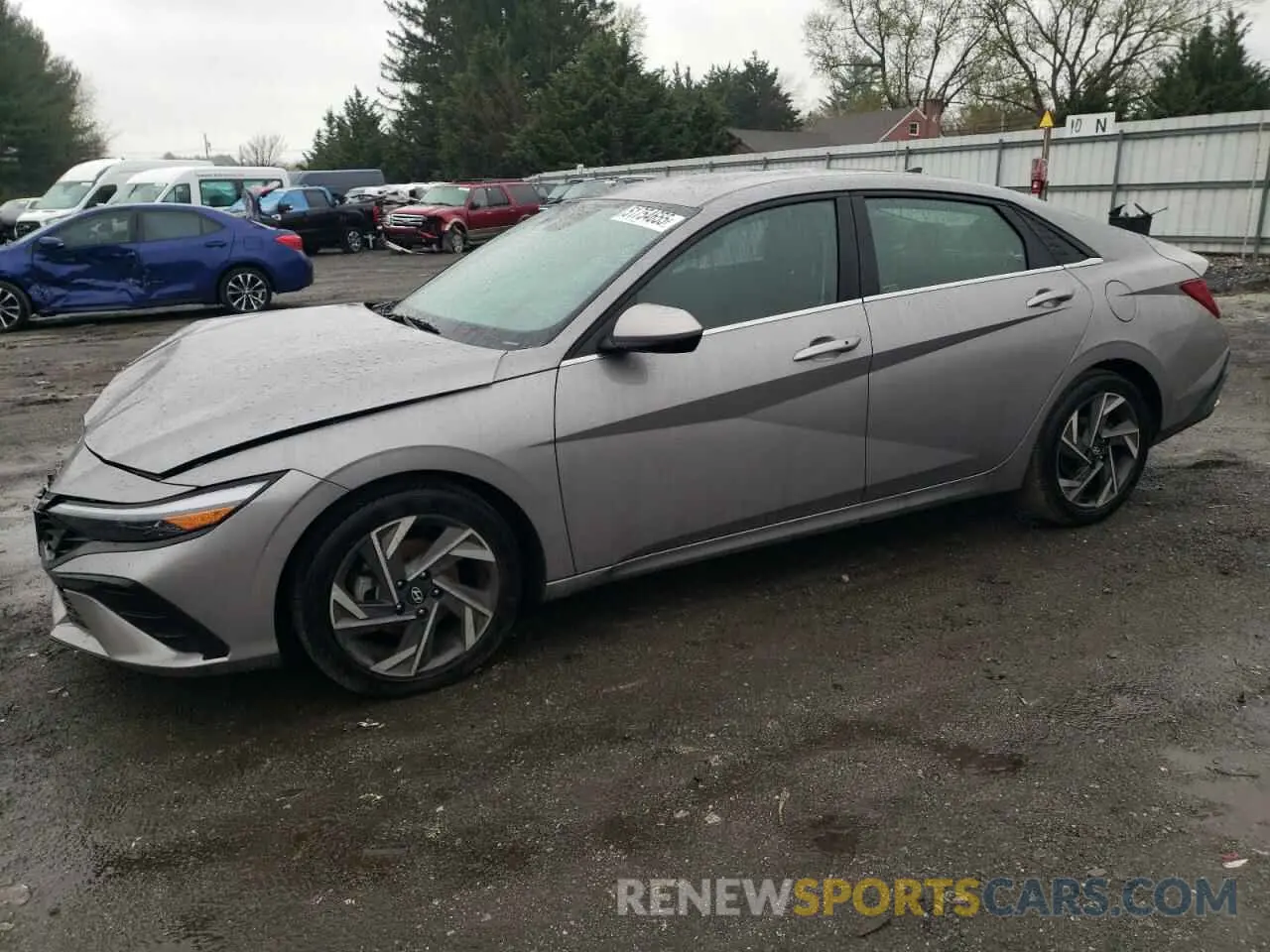 1 Photograph of a damaged car KMHLS4DG5RU677407 HYUNDAI ELANTRA 2024
