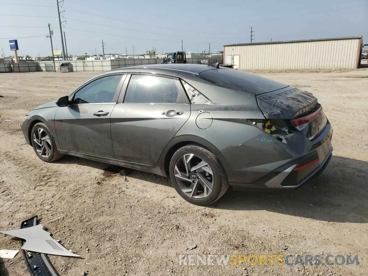 2 Photograph of a damaged car KMHLS4DG5RU699360 HYUNDAI ELANTRA 2024
