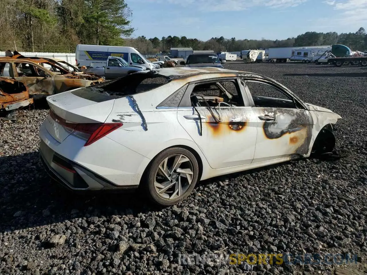 3 Photograph of a damaged car KMHLS4DG5RU727710 HYUNDAI ELANTRA 2024