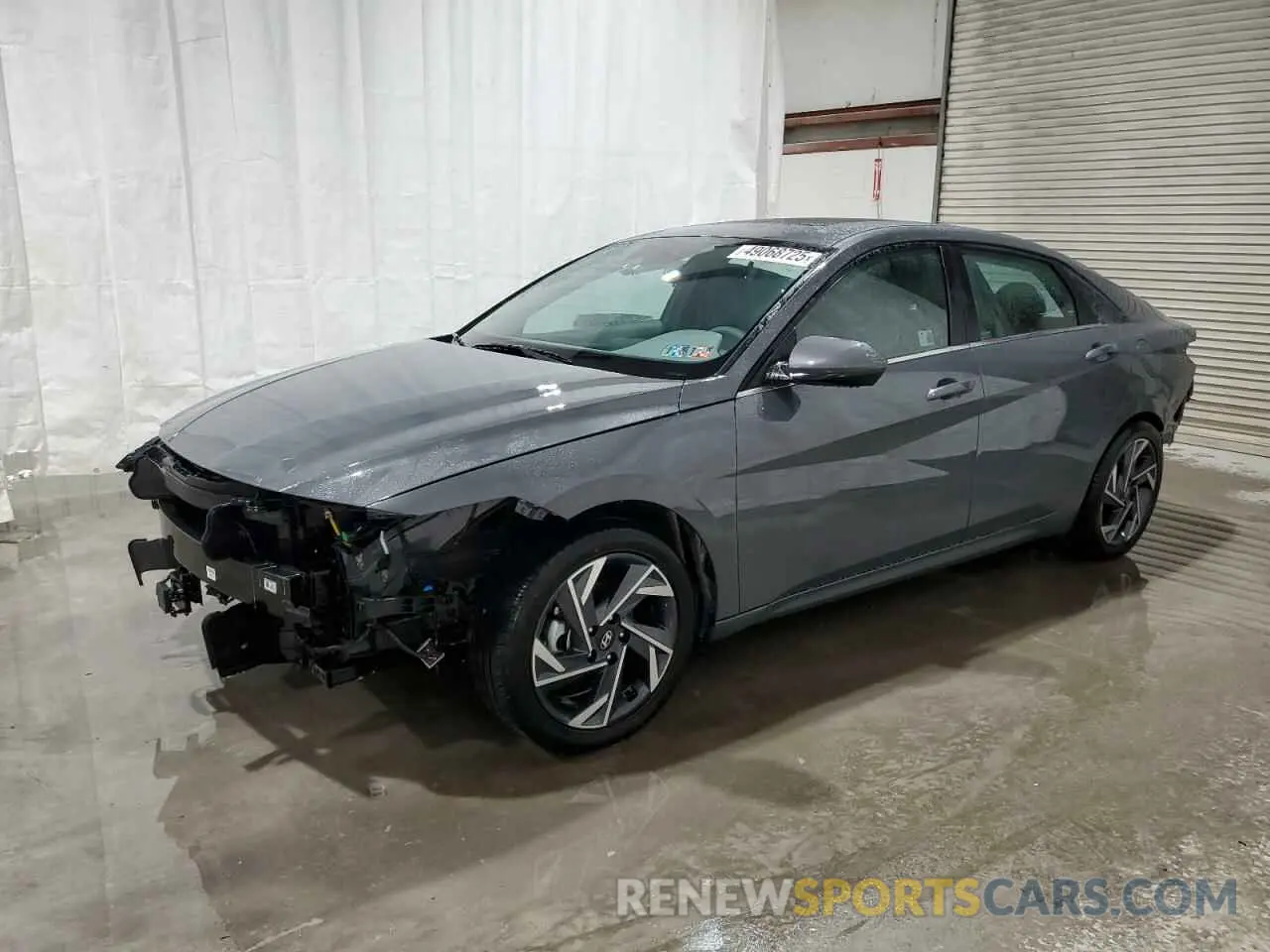 1 Photograph of a damaged car KMHLS4DG5RU810165 HYUNDAI ELANTRA 2024