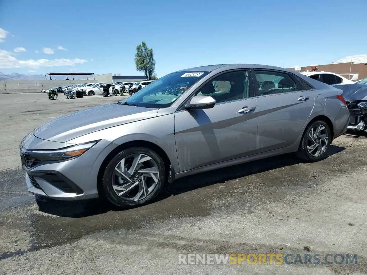 1 Photograph of a damaged car KMHLS4DG6RU737906 HYUNDAI ELANTRA 2024