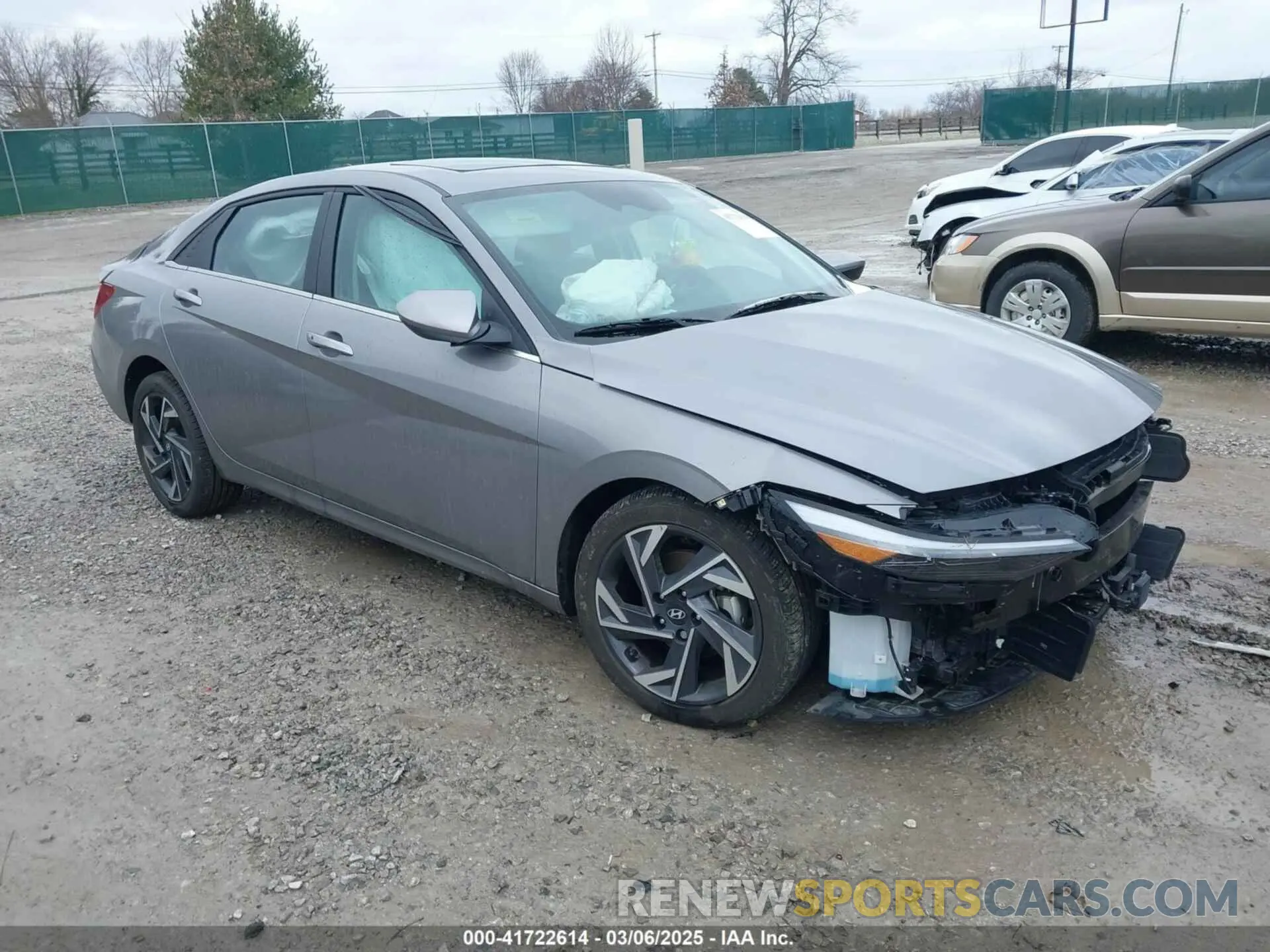 1 Photograph of a damaged car KMHLS4DG6RU780741 HYUNDAI ELANTRA 2024