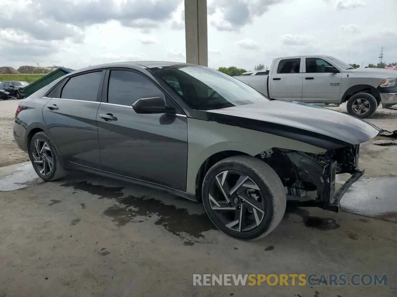 4 Фотография поврежденного автомобиля KMHLS4DG6RU805105 HYUNDAI ELANTRA 2024