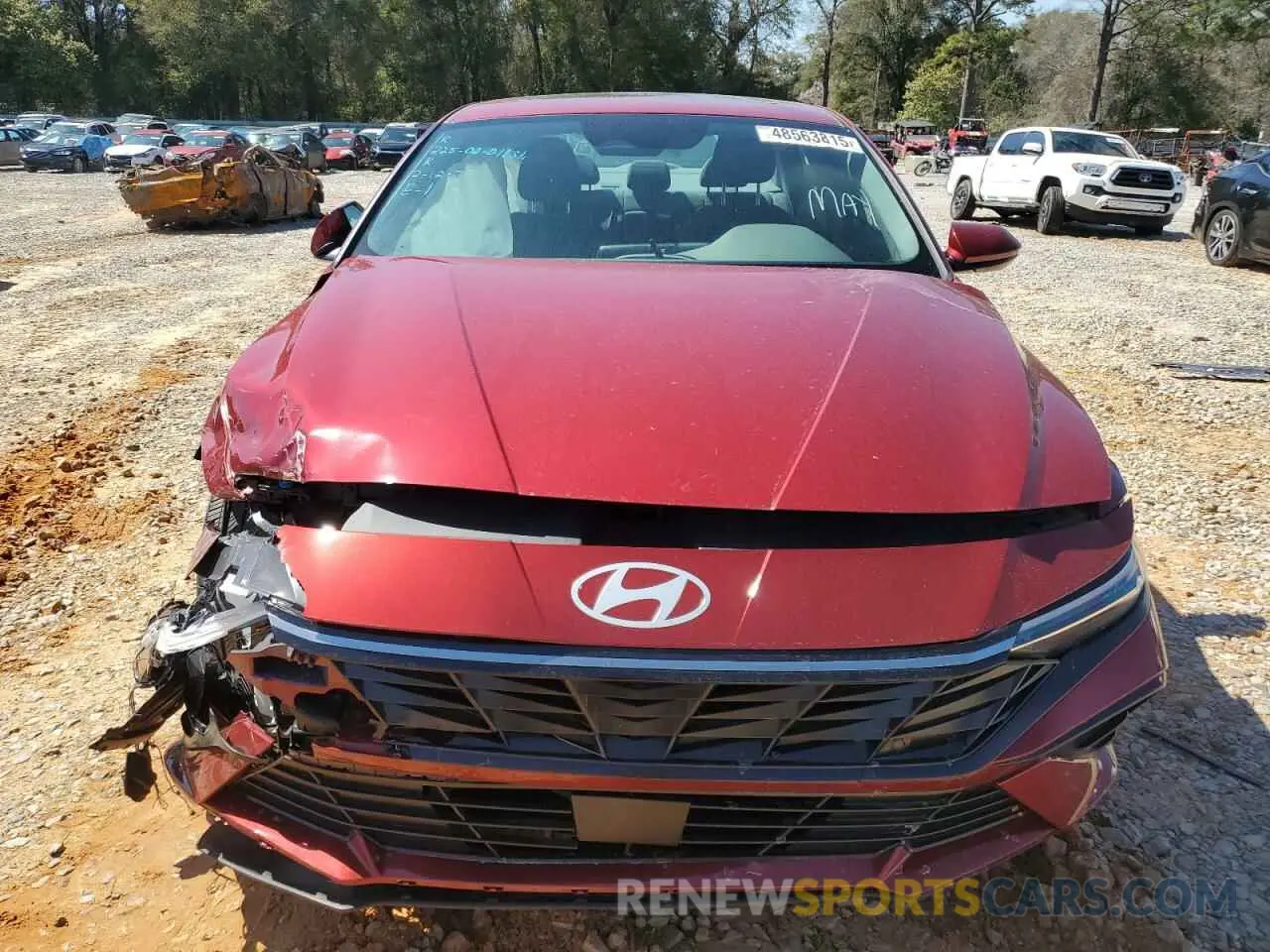 5 Photograph of a damaged car KMHLS4DG6RU836192 HYUNDAI ELANTRA 2024