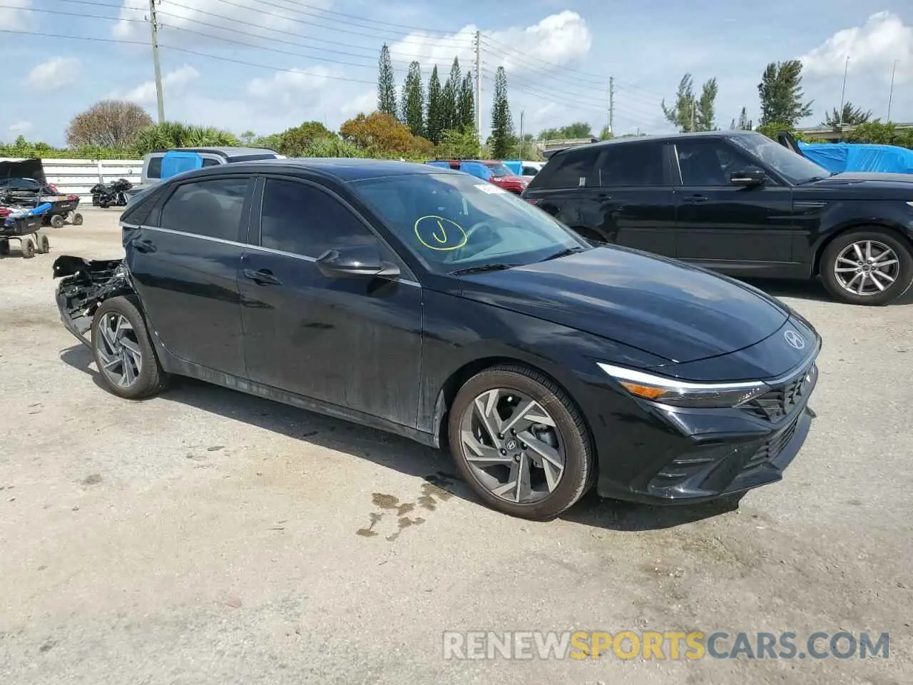 4 Фотография поврежденного автомобиля KMHLS4DG7RU641279 HYUNDAI ELANTRA 2024