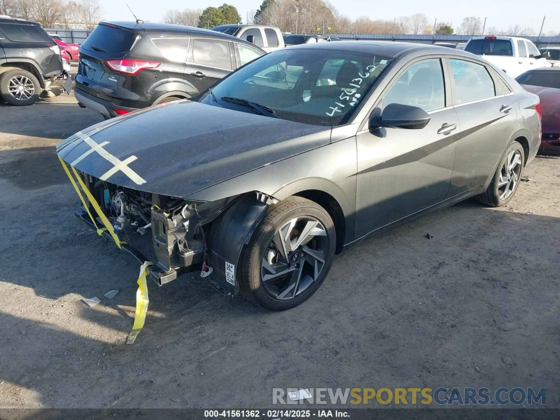 2 Photograph of a damaged car KMHLS4DG8RU727555 HYUNDAI ELANTRA 2024