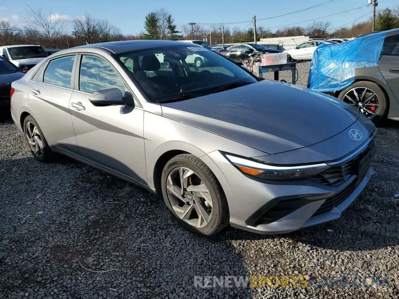 4 Photograph of a damaged car KMHLS4DG8RU767599 HYUNDAI ELANTRA 2024
