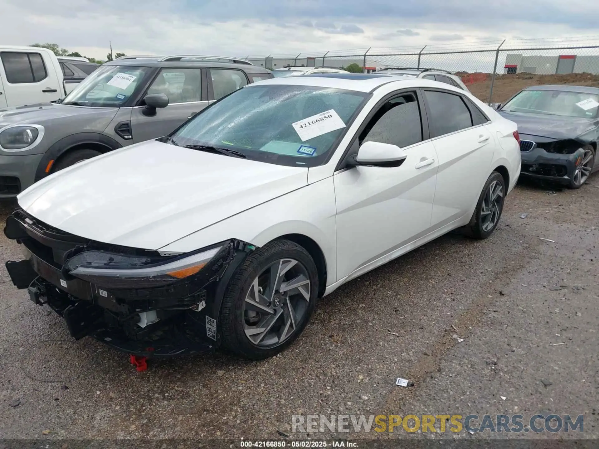 2 Photograph of a damaged car KMHLS4DG8RU770843 HYUNDAI ELANTRA 2024