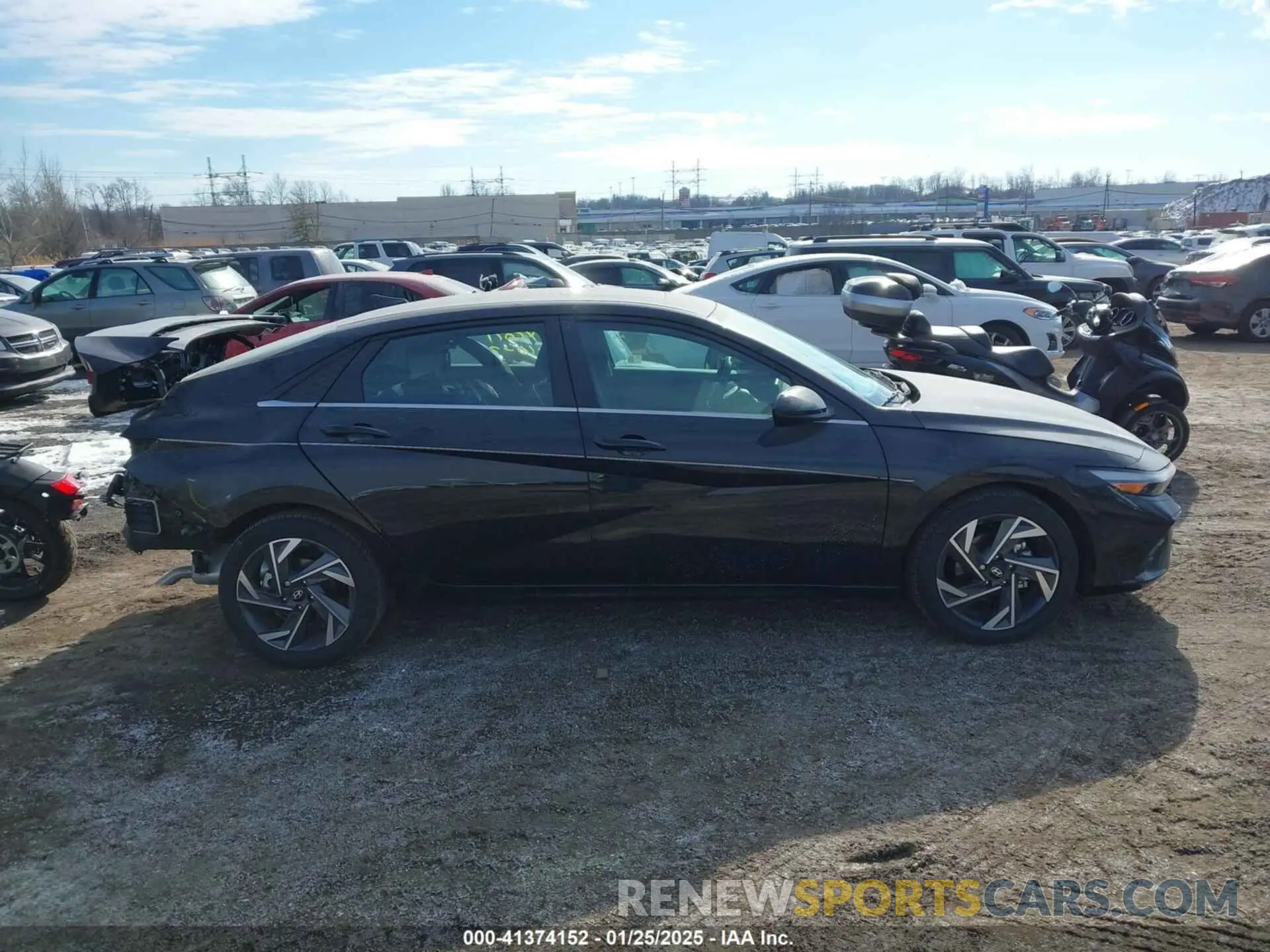 14 Фотография поврежденного автомобиля KMHLS4DG8RU834976 HYUNDAI ELANTRA 2024