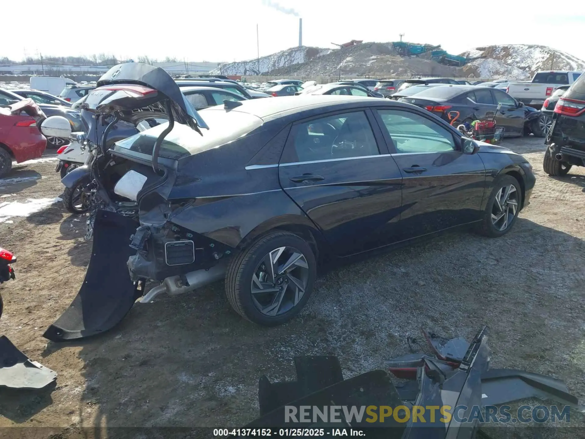 4 Фотография поврежденного автомобиля KMHLS4DG8RU834976 HYUNDAI ELANTRA 2024