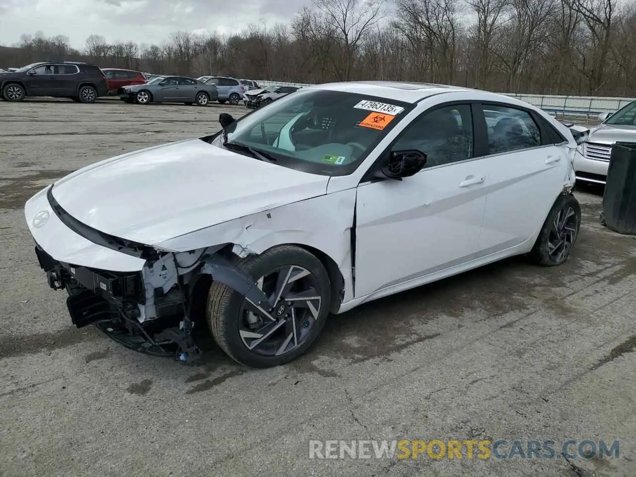 1 Photograph of a damaged car KMHLS4DG9RU762038 HYUNDAI ELANTRA 2024